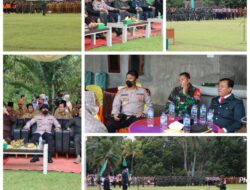 Kapolres Kuansing Mengikuti Pembukaan TMMD Reguler ke-114 TA 2022 Kodim 0302/Inhu, Bertema Dedikasi Terbaik Membangun Negeri
