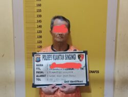 Polres Kuansing Ciduk Pelaku Dugaan Pencabulan Anak Perempuan Usia (7) tahun di Pucuk Rantau Kuansing