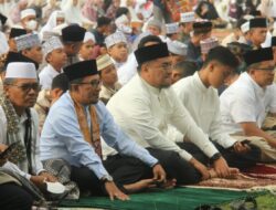 Pelaksanaan Shalat Idul Adha Minggu di Lapangan Gumarang Dihadiri Bupati dan Wabup Tanah Datar