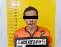 Polsek Kuantan Mudik Polres Kuansing Tangkap Pelaku Pencabulan Terhadap Anak Dibawah Umur