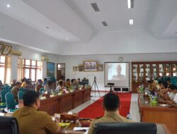 Rakor Percepatan Pengendalian Indikasi Pelanggaran Pemanfaatan Ruang di Danau Singkarak Merujuk ke Perpres Nomor 60 Tahun 2021