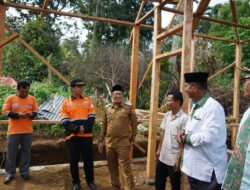 Bupati Tanah Datar Meninjau Pembangunan Satu Unit Rumah Dibangun BAZNAS di Jorong Padang Panjang Bawang