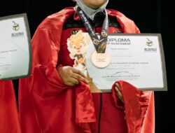 Putri Astuti Atlit Asal Kuansing Peraih Medali Perunggu di World Pencak Silat Championship 2022 di Malaka Malaysia