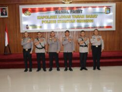 Kenal Pamit Warnai Rasa Haru, Kapolres: Selamat, Bertugaslah Dengan Baik