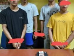 Penyalahgunaan Narboka, 4 Pemuda Diamankan SatResnarkoba Polres Kuansing