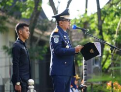 Bupati Tanah Datar Menjadi Inspektur Upacara Dalam Rangka Harhubnas Tahun 2022 di Tanah Datar