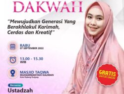 Oki Setiana Dewi Gelar Safari Dakwah di Kauman Padangpanjang