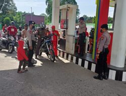 Antisipasi Gangguan Kamtibmas Pasca Harga BBM Naik, Sat Samapta Polres Kampar Gencar Patroli ke SPBU