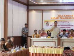LUAR BIASA, TIM LINTAS K/L  KAJI CARA LIMAPULUH KOTA TURUNKAN STUNTING UNTUK MODEL DI NASIONAL