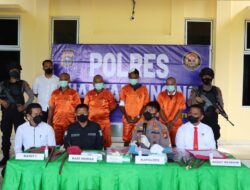 Kapolres Kuansing Press Conference Kasus Penganiayaan dan Melarikan Anak Bawah Umur