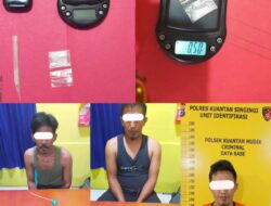 Dua Pelaku Pengedar Narkotika Sabu Di Ringkus Polsek Kuantan Mudik