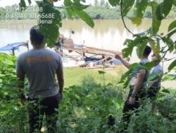 Tertibkan PETI, Kapolsek Benai Polres Kuansing Terjun Langsung Ke TKP