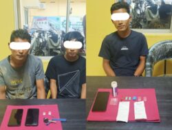 Lagi, Tim Opsnal Satuan Resnarkoba Polres Kuansing Ciduk 3 Orang Penyalahguna Narkotika