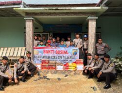 Polres Kuansing bersama Siswa Latja SPN Polda Riau Lakukan Bakti Sosial ke Panti Asuhan