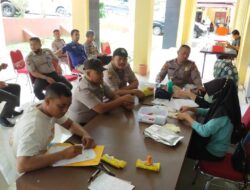 Polres Kuansing Gelar Donor Darah Dalam Rangka HUT Satpam ke-42