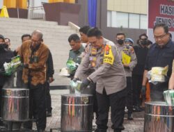 Polda Riau Musnahkan Barang Bukti Narkoba, Irjen Iqbal Tegaskan Tidak Akan Berhenti Berantas