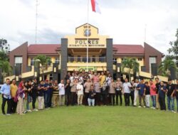 Polres Kuansing Laksanakan Press Rilis Kilas Balik Capaian Akhir Tahun 2022