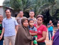 Sebar di Medsos, Polsek Logas Tanah Darat Sukses Pertemukan Bocah Yang Hilang Dengan Ibunya