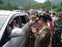 Bupati Eka Putra bersama Forkopimda Tinjau Posko Pengamanan Nataru