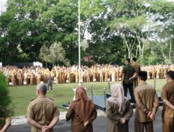 Apel Gabungan Seluruh ASN di Lingkup Pemerintahan Tanah Datar Dalam Mengawali Tahun 2023