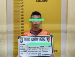 Karyawan Alfamart Diringkus Sat Reskrim Polres Kuansing, Pelaku Pencurian Dengan Pemberatan Di Alfamart Sungai Jering