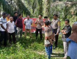 Warga Sampaikan Keluhan, Kapolsek Logas Tanah Darat Langsung Turun ke Lapangan.