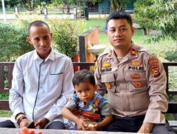 Ditemukan Bocah 3 Tahun di Depan RM Minang Jaya Simpang Kampar Desa Lubuk Kebun