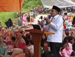 Masyarakat Cubadak Randah,Padang Laweh Nagari Tanjung Bonai Syukuran Atas Siapnya Jalan
