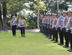 Polres Kuansing Gelar Apel Operasi Keselamatan Lancang Kuning 2023