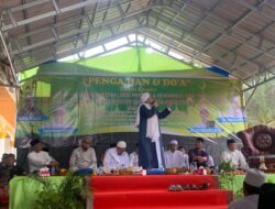 Ketua DPRD Kuansing Adam Hadiri Haul dan Menyambut Isra’ Miraj 1442 di Desa Sumber Jaya Singingi Hilir