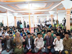 Didikan Subuh Gabungan Tingkat Kecamatan Sungai Tarab Dihadiri Bupati