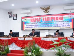 Rapat Paripurna Penyampaian Keputusan DPRD Tentang Rekomendasi DPRD Terhadap LKPj Bupati Tanah Datar Tahun 2022.