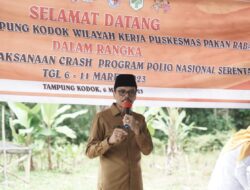 TARGETKAN 95% ANAK TERIMUNISASI POLIO, BUPATI LAUNCHING CRASH PROGRAM PENCEGAHAN PENULARAN VIRUS POLIO DI LIMA PULUH KOTA