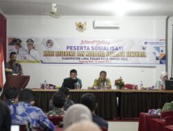 TINGKATKAN PEMAHAMAN PRODUSEN DATA DAN WALI DATA, DISKOMINFO LIMA PULUH KOTA GELAR SOSIALISASI METADATA STATISTIK DAN KODE REFERENSI
