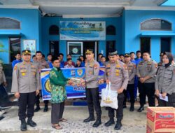 Kunjungi Panti Asuhan, Tim Jumpe Romansa SDM Polda Riau Bagikan Sembako