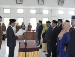 LANTIK 35 ORANG PEJABAT, INI PESAN BUPATI SAFARUDDIN