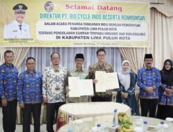 KOMIT TUNTASKAN PERMASALAHAN SAMPAH, PEMKAB LIMA PULUH KOTA DAN PT. BIO CYCLE TEKEN KERJA SAMA