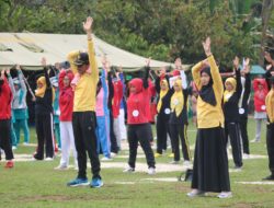IKHTIAR HIDUP SEHAT, BUPATI SAFARUDDIN SEMARAKKAN SENAM G-SIMA COMPETITION