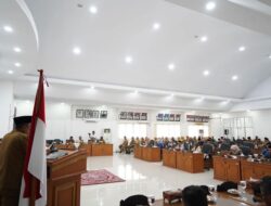 Ranperda Pertanggungjawaban Pelaksanaan APBD 2022 Disampaikan Bupati Dalam Paripurna