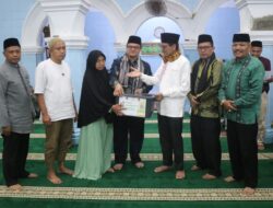 TSR I KUNJUNGI MESJID BAITUL KIRAMAH, WALI NAGARI TARAM APRESIASI PEMBANGUNAN INFRASTRUKTUR