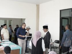 PANTAU LANGSUNG PELAKSANAAN MCU, BUPATI : RSUD ACHMAD DARWIS SIAP LAYANI BACALEG DPRD HINGGA DPD/DPR RI