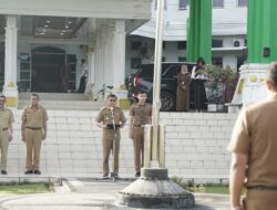 PIMPIN APEL PAGI, WAKIL BUPATI MOTIVASI PARA PEJABAT SATUKAN PERSEPSI WUJUDKAN VISI PEMKAB LIMA PULUH KOTA