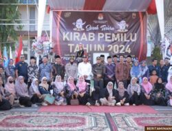 Ketua DPRD Hamdi Agus Sambut Kirab Pemilu 2024 Di Payakumbuh