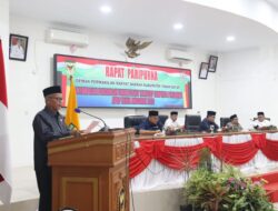 Ranperda APBD Perubahan 2023 Dapat Tanggapan Dari Fraksi-Fraksi DPRD Tanah Datar di Paripurna
