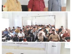 Polres Kuansing Hadiri Rapat Koordinasi Pengawasan dan Penanganan Pelanggaran Kampanye Pemilu 2024 di Balai Diklat Teluk Kuantan
