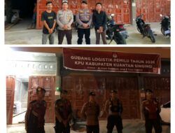 Dalam Rangka Ops Mantap Brata Lancang Kuning Tahun 2023, Polres Kuansing Laksanakan Pengamanan Kantor KPU Kuansing Demi Sukseskan Pemilu 2024