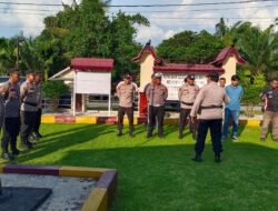 Polres Kuansing Laksanakan Pengamanan Kampanye Pemilu 2024 Tatap Dialogis di Desa Pasar Baru Pangean, Guna Wujudkan Kampanye Pemilu Damai 2024