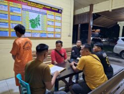 Polsek Singingi Amankan Pelaku Kasus Dugaan Tindak Pidana Pencurian Dengan Pemberatan (Curat)