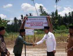 Peresmian Pembangunan Gedung SD Islam Baitunnaim, Bupati Safaruddin Sampaikan Sejumlah Pesan