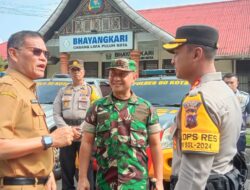 POLRES 50 KOTA GEPAR APEL PASUKAN OPERASI MANTAP PRAJA SINGGALANG 2024